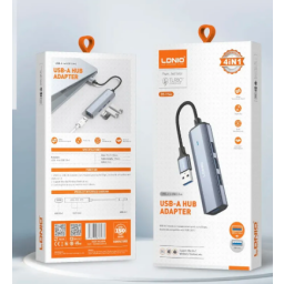 محول LDNIO DS-114C من Type-C إلى 4 منافذ USB 3.0 عالية السرعة LDNIO DS-114C Type-C to 4× USB 3.0 Hub