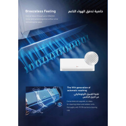 سبلت جداري انفيرتر 2 طن تحكم امبيرية Wall Split Inverter and Ampere Control AC - 2 Ton