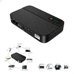 سبيد يو بي أس بسعة 12000 مللي أمبير Speed DC UPS 12000mAh-Sp-U07-Black
