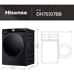 مجففة ملابس – ‎10‎ كجم Heat Pump Dryer – 10KG