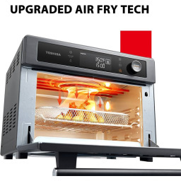 فرن كهربائي رقمي 25 لتر قلاية هوائية - أسود Digital Air Fry Electric Oven 25L - Black
