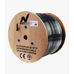 كابل شبكة NX-SFTP CAT5e خارجي بطول 305 متر NX-SFTP CAT5e 305M Outdoor Network Cable