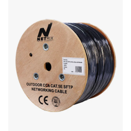 كيبل شبكة خارجي CAT5E SFTP بطول 305 متر NX-CCA NX-CCA SFTP CAT5E 305M Outdoor Network Cable