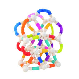 مكعبات مغناطيسية مرنة 100 قطعة Magnet tube blocks 100pcs