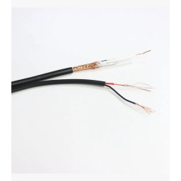 كيبل كاميرات مراقبة RG59 بطول 250 متر نحاس BC مع طاقة خارجية (NX) NX-RG59 CCTV Camera Cable - 250m - BC-OUTSIDE