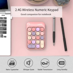 كيبورد ارقام وايرلس موديل AK18 من شركة اجاز AJAZZ AK18 Mini Wireless 2.4G Number Pad