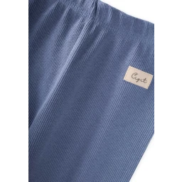 بنطال ليجنز أطفال قطني 1-5 سنوات - أزرق نيلي Kids Leggings Pants 1-5 Years - Indigo Blue