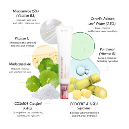 مرطب جل كريم للوجه بنياسيناميد 5% وسنتيلا لإشراقة البشرة Centella 5% Niacinamide Radiance Gel Cream Face Moisturizer