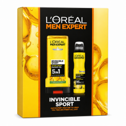 بكج رجالي متكامل من لوريال مصمم للرجال النشطين L’Oréal Men Expert Invincible Sport Set
