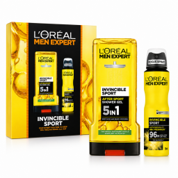 بكج رجالي متكامل من لوريال مصمم للرجال النشطين L’Oréal Men Expert Invincible Sport Set