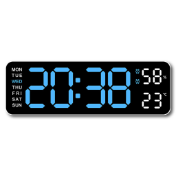 ساعة رقمية إلكترونية لعرض الوقت و ايام الاسبوع Digital electronic clock to display time and days of the week
