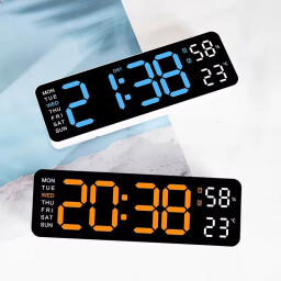 ساعة رقمية إلكترونية لعرض الوقت و ايام الاسبوع Digital electronic clock to display time and days of the week