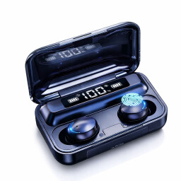 سماعات لاسلكية مع باور بانك Wireless Earbuds with Digital Display & Power Bank Charging Case