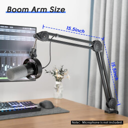 حامل ميكروفون ذراع بوم فايفين BM63 شديد التحمل FIFINE BM63 Heavy-Duty Microphone Boom Arm Stand