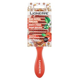 فرشاة فك تشابك الشعر ليونيس - برائحة القرفة والتفاح Hair Detangling Brush - Cinnamon & Apple Scented