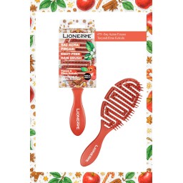 فرشاة فك تشابك الشعر ليونيس - برائحة القرفة والتفاح Hair Detangling Brush - Cinnamon & Apple Scented