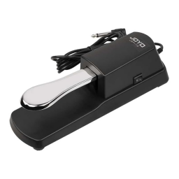 دواسة سستين خاصة بالبيانو وكيبوردات توليد الاصوات موديل JOYO JSP-10 JOYO JSP-10 Sustain Pedal for Keyboard, Electric Piano & MIDI synthesizer