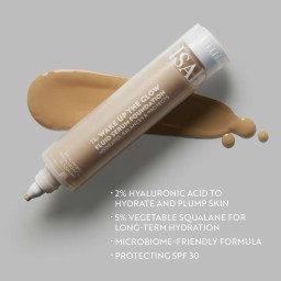 فاونديشن سيروم بعامل حماية 30 من إسادورا – 30 مل IsaDora Wake Up the Glow Fluid Serum Foundation SPF 30 – 5N, 30ml