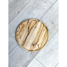سيت مواعين خشب wooden plate set