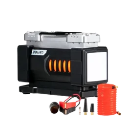 ضاغط هواء ديلي 12 فولت مزدوج الأسطوانة Deli 12V Dual Cylinder Air Compressor