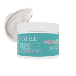 كريم مرطب للجسم بجوز الهند وزبدة الشيا 300 مل Revuele Velvetish Palm Breeze Moisturizing Body Cream with Coconut & Shea Butter 300 ml