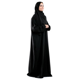 ملابس صلاة كريشة لون اسود Midnight Islamic Prayer Wear