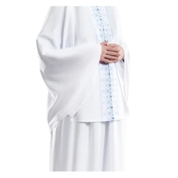 ملابس صلاة إسلامية وايت أزور Azure White Islamic Prayer Wear