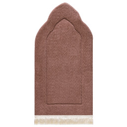 سجادة صلاة محراب سادة كاشمير Cashmere Arched Plain Prayer Mat
