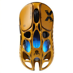 ماوس ألعاب لاسلكي غرافاستار ميركوري إكس برو ٨ كيلوهرتز أصفر GravaStar Mercury X Pro 8KHz Wireless Gaming Mouse Yellow