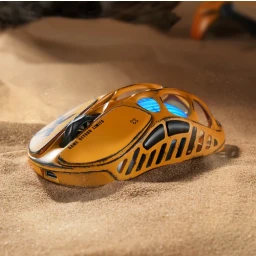ماوس ألعاب لاسلكي غرافاستار ميركوري إكس برو ٨ كيلوهرتز أصفر GravaStar Mercury X Pro 8KHz Wireless Gaming Mouse Yellow