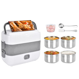 صندوق غداء كهربائي محمول (سفرطاس كهربائي) portable electric lunch box