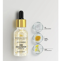 سيروم 24K ذهب وببتيد مضاد للتجاعيد 30 مل 24K Gold & Peptide Super Serum 30ml