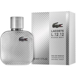 عطر لاكوست L.12.12 سيلفر جراي أو دو بارفان للرجال Lacoste L.12.12 Silver Grey Eau de Parfum Men's Perfume