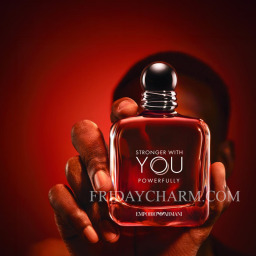 عطر أرماني سترونغر ويذ يو باورفولي للرجال 100 مل Armani Stronger With You Powerfully Eau de Parfum Men's Perfume 100ml