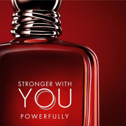 عطر أرماني سترونغر ويذ يو باورفولي للرجال 100 مل Armani Stronger With You Powerfully Eau de Parfum Men's Perfume 100ml