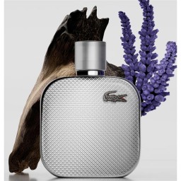عطر لاكوست L.12.12 سيلفر جراي أو دو بارفان للرجال Lacoste L.12.12 Silver Grey Eau de Parfum Men's Perfume