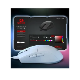 ماوس ألعاب - سلكي - 5 أزرار - أبيض Gaming Mouse - 5 Buttons - Wired - White