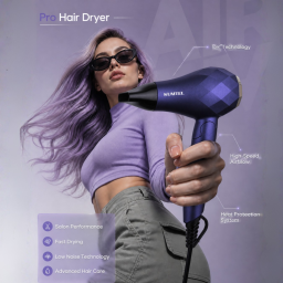 سشوار كومتيل الاحترافي بقدرة 1000 واط Travel Hair Dryer