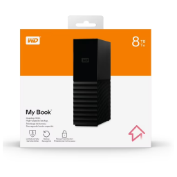 هارد خارجي ويسترن ديجيتال ماي بوك 8 تيرابايت WD My Book 8TB External Desktop Hard Drive