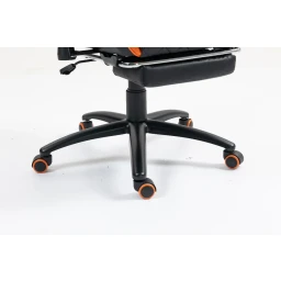 كرسي Beta Racing Gaming chair Orange-Black with Footrest كرسي Beta Racing Gaming chair Orange-Black with Footrest