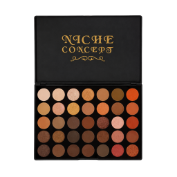 باليت ايشادو 35 لون 35 Color Nature Glow Eyeshadow Palette