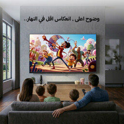 شاشة سمارت 65 بوصة دعم الأوامر الصوتية Smart TV