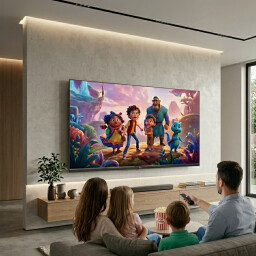 شاشة سمارت 75 بوصة دعم جميع التطبيقات Smart TV