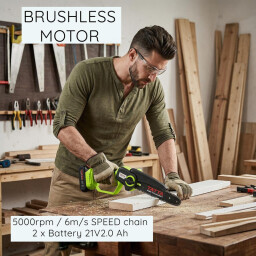 منشار لاسلكي لتقليم الأغصان والأشجار CORDLESS PRUNING SAW