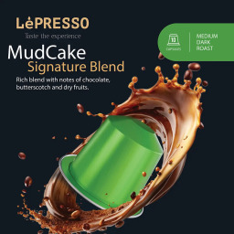 كبسولات قهوة ليبريسو مادكيك - أخضر Lepresso Mudcake Blended Coffee Capsules - Green