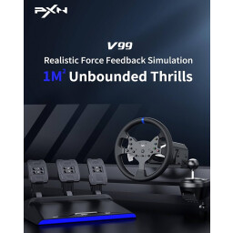 عجلة قيادة للألعاب - بي إكس إن V99 Gaming Steering wheel - PXN V99