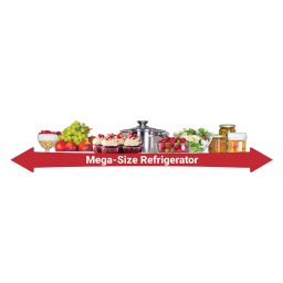 ثلاجة مع فريزر علوي 21 قدم Top Freezer Refrigerator
