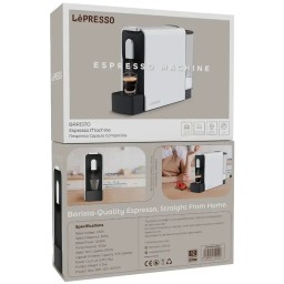 ماكينة قهوة ليبريسو 19 بار LePresso 19 Bar Baristo Espresso Machine Nespresso Capsule Compatile