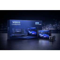 كامرة سيارة ثلاثية FULL HD متطورة. Advanced triple FULL HD car camera.
