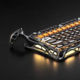 بالعربية: لوحة مفاتيح جرافاستار ميركوري K1 برو (أسود كربوني) GravaStar Mercury K1 Pro - Carbon Black